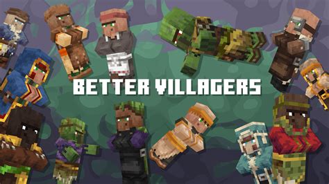 better looking villagers resource pack.